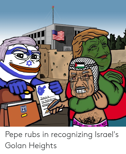 There is no palestinian eople pepe rubs in recognizing israels 46243004