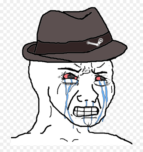 199 1992208 view samegoogleiqdbsaucenao steam wojak crying laughing meme face