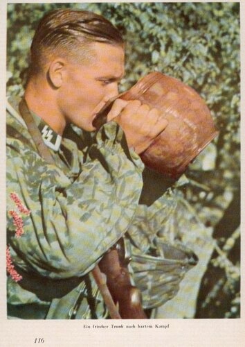 SS soldier drink