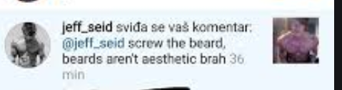 Beard arent aesthetic