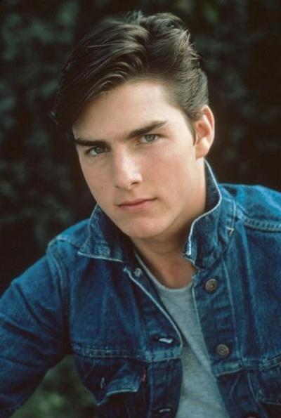 Young Tom Cruise short hair style4
