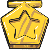Award gold large