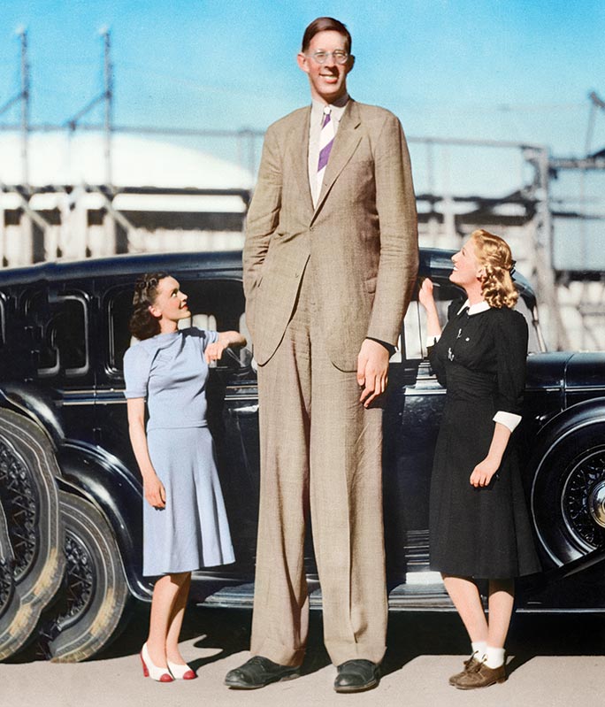 Robert Wadlow Colourised By PMH tcm25 511586