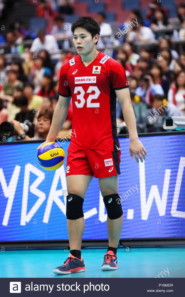Osaka japan 10 juni 2018 yuji nishida jpn volleyball fivb volleyball nationen liga 2018 mens o
