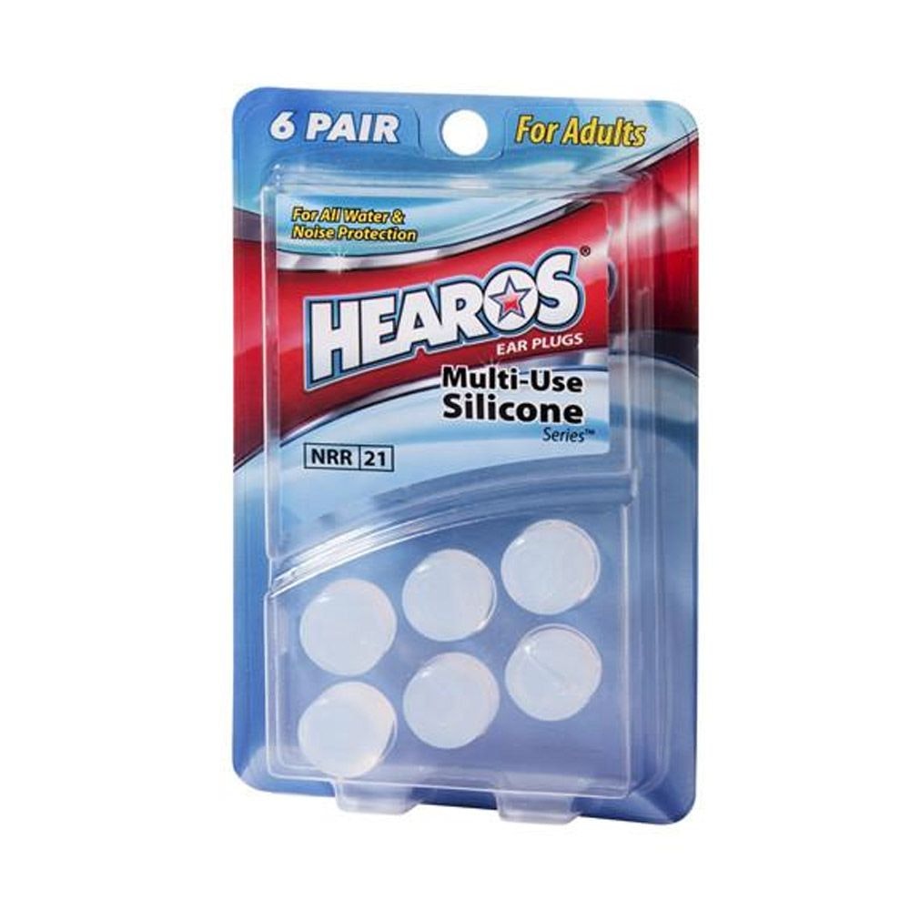 Hearos multi use silicone series foam earplugs