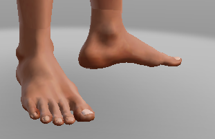 Masculine feet