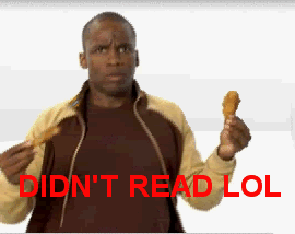 Didnt read lol2 Didnt read lol2