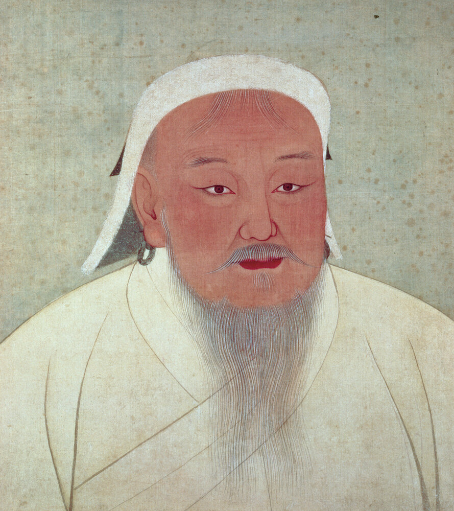 Genghis Khan ink colour silk Taipei Taiwan