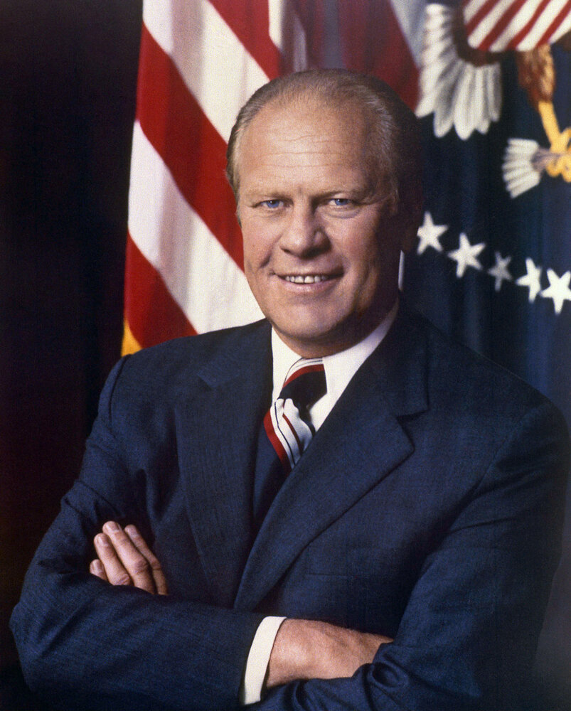 Gerald Ford presidential portrait cropped