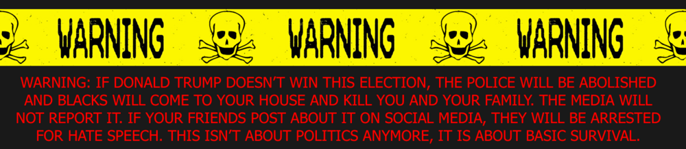 WARNING BANNER