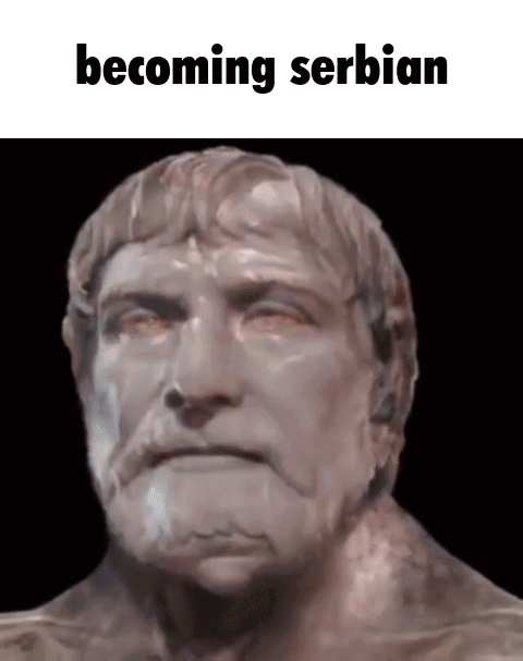 Becoming serbian
