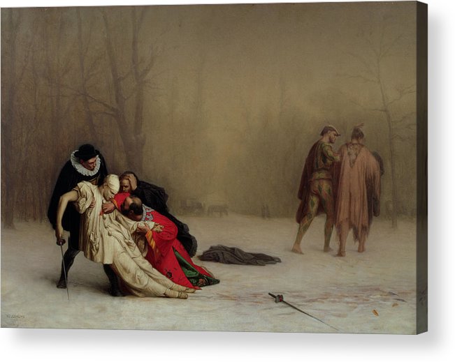 The duel after the masquerade jean leon gerome
