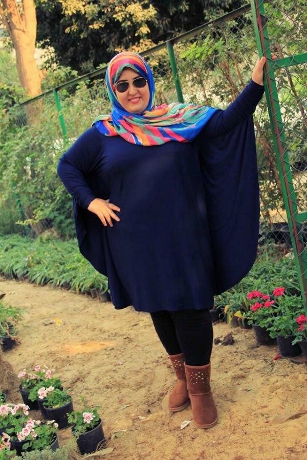 Plus hijab fashion outfits