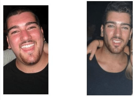 Losing fat face change 1