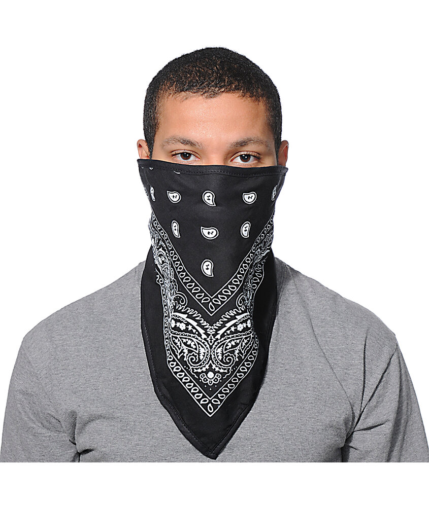Empyre Denver Black Face Mask Bandana  198868 front