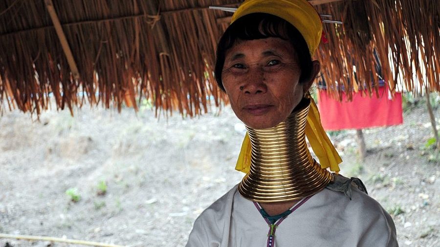 Padong tribe woman Photo  Everystockphoto Dave B e1566988453629