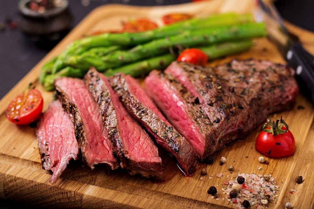 Medium rare steak shutterstock 706040446