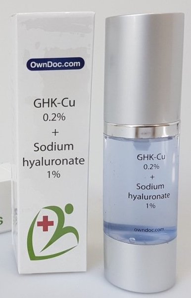 Copper peptide and Hyaluronic acid serum 30 ml