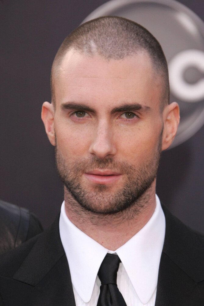 Adam levine buzz cut