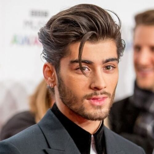 Swept Back Zayn Malik Haircut