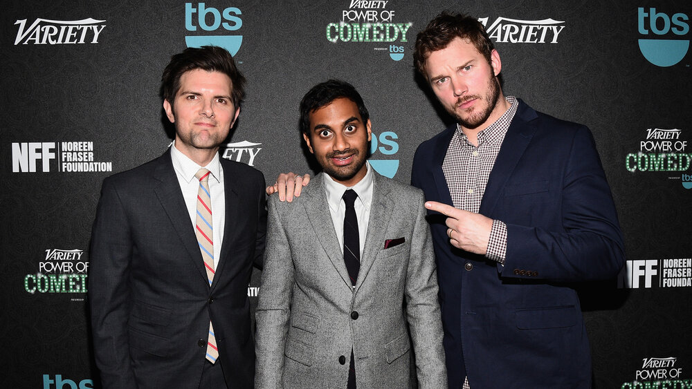 Adam scott aziz ansari chris pratt