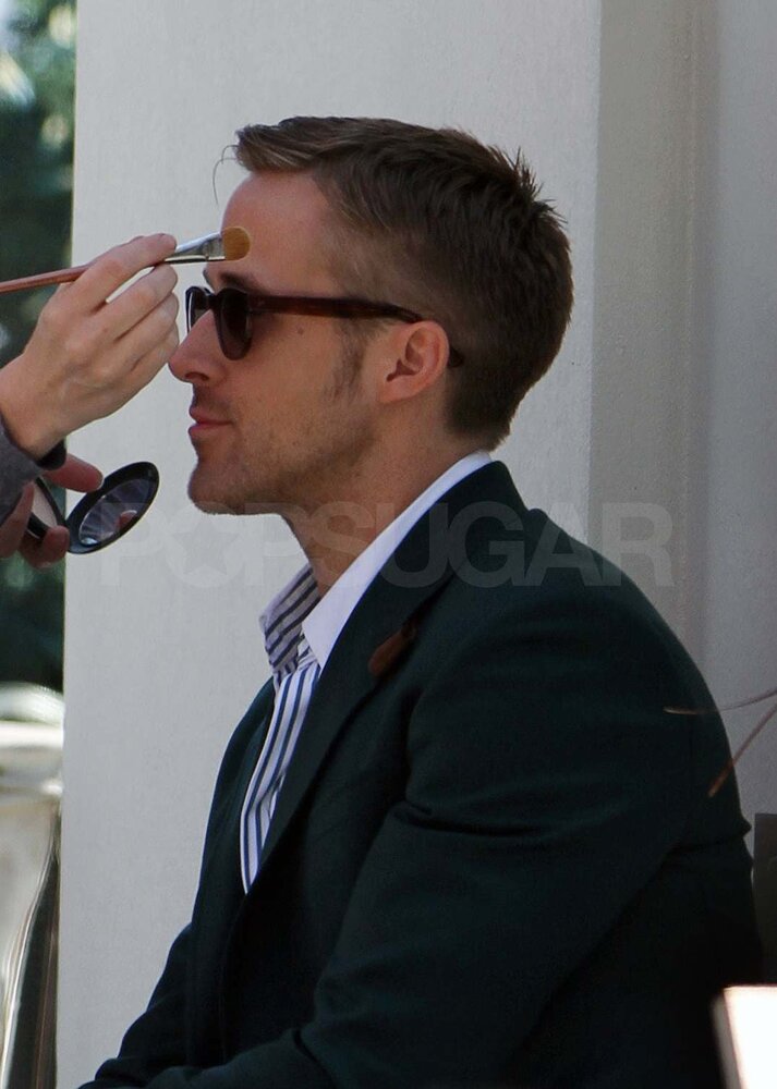 Pictures Ryan Gosling Filming Steve Carell LA