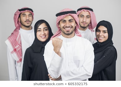 Group arabian business partners looking 260nw 605332175