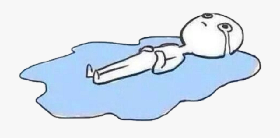 246 2467839 cries sticker lying down crying meme