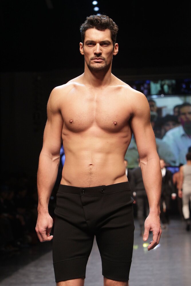 Model david gandy walks the runway during the dolce gabbana news photo 1586793544