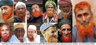 Prophet Muhammad had red ginger hair