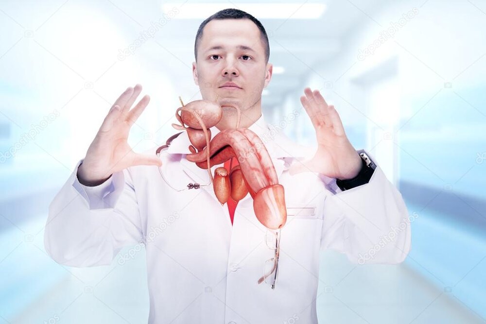 Depositphotos 115216304 stock photo doctor with stethoscope and penis