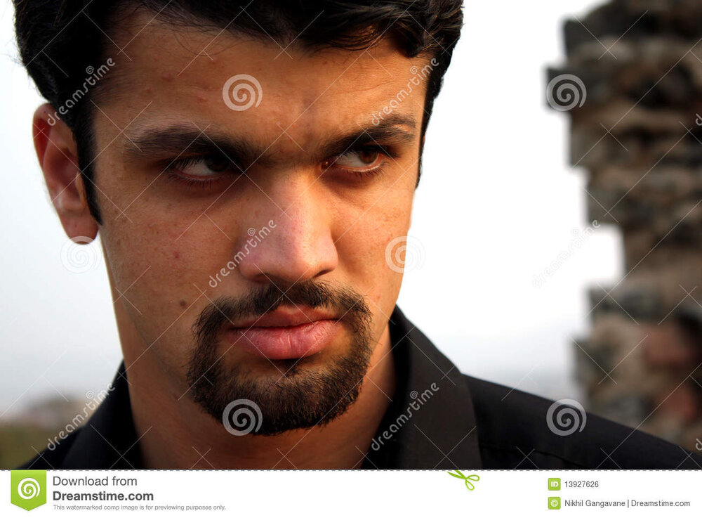 Angry indian man 13927626
