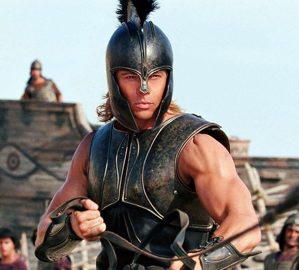 Brad pitt in troy movie image in armor body 2054513216