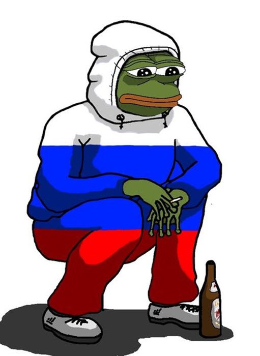 Sad russian pepe