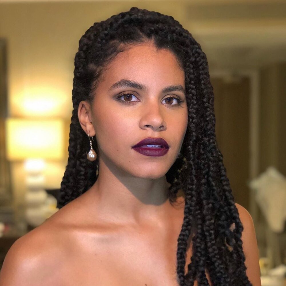 Zazie beetz baftas 2020 makeup look