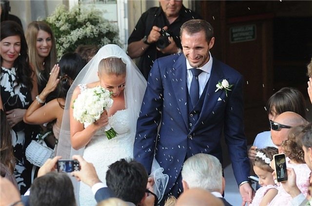 Giorgio Chiellini Carolina Bonistalli wedding pics