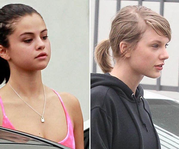 Taylor swift selena gomez workout no makeup ftr