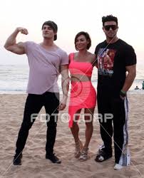 Fotocorp : Jeff Seid, Danni Levy, Sahil Khan Meet & Greet of Body Power  Beach Body Carnival in Goa