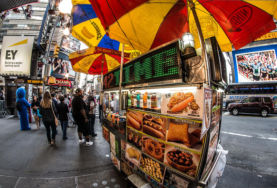 Times square hot dog stand william carson