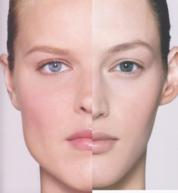 Eva herzigova large face comparison