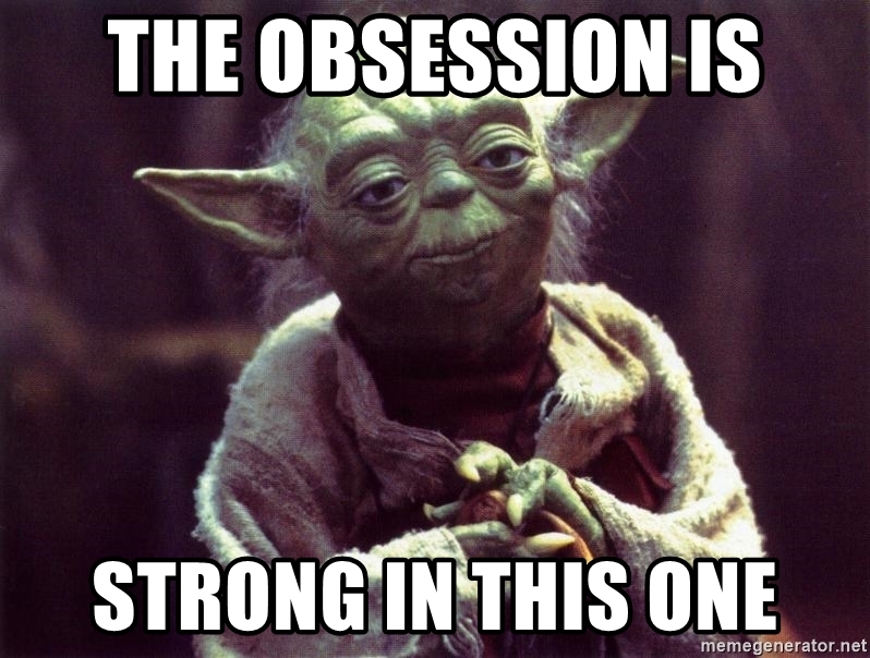 The obsession is strong in this one