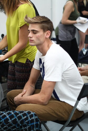 Frankie Morello Spring Summer 2014 Backstage 05
