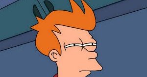 Futurama fry looking squint