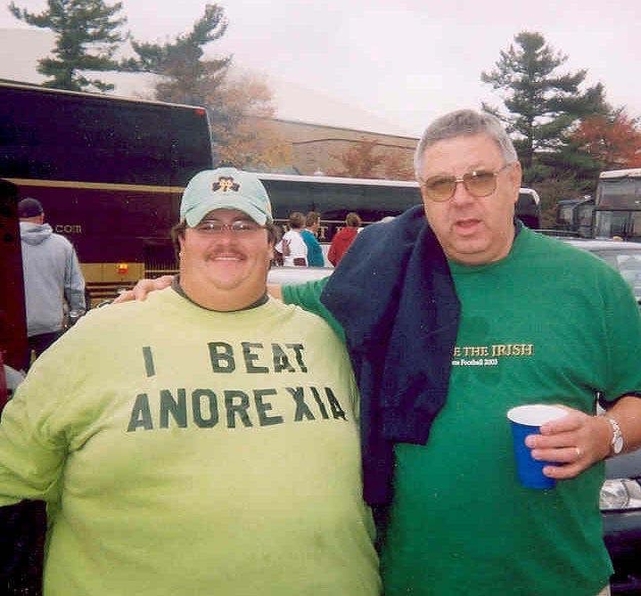 I beat anorexia mens t shirt 12