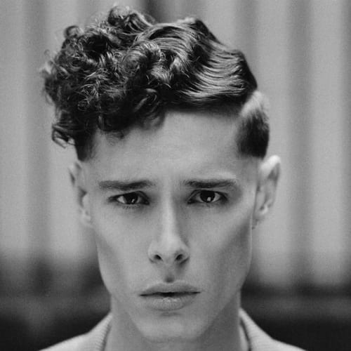 Curly Comb Over