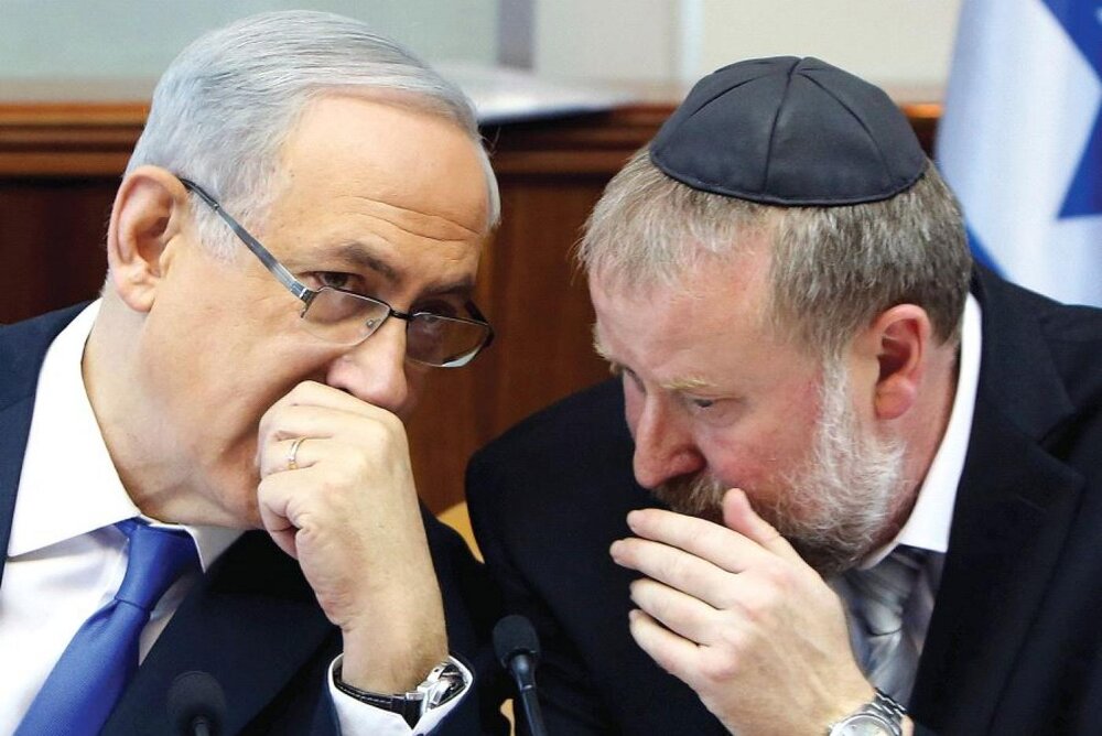 Netanyahu mandelblit reuters