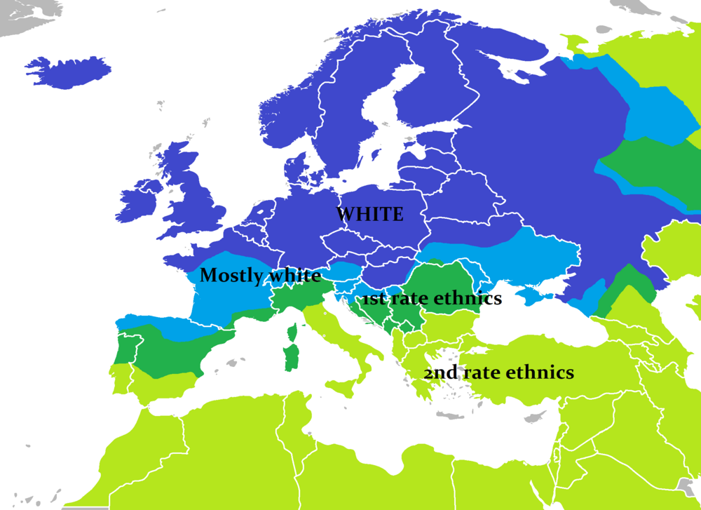 Race map of Europe | Looksmax.org - Men's Self-Improvement & Aesthetics