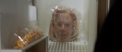 American psycho head fridge