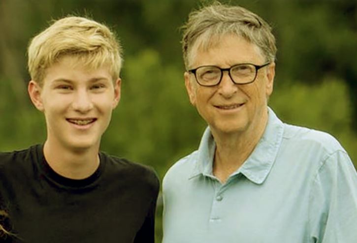 Rory John Gates with Bill Gates