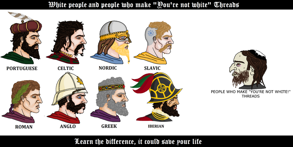 Youre not white